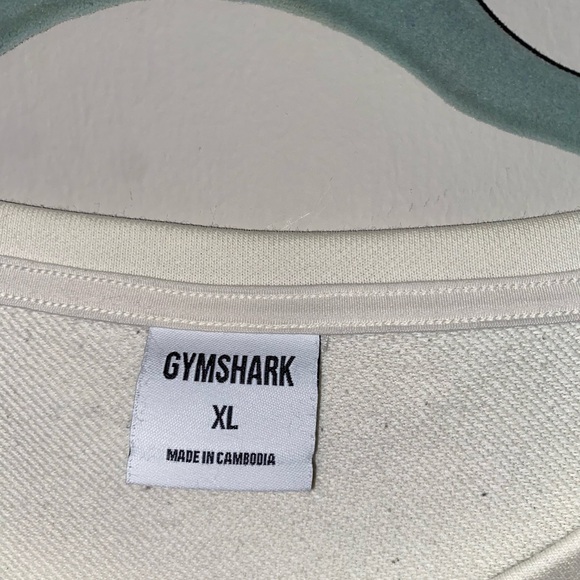WHITNEY SIMMONS x GYM SHARK CROPPED CREAM CREWNECK - Picture 5 of 7